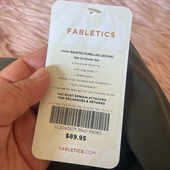 High waisted pureluxe fabletics leggings XL - Picture 7 of 8